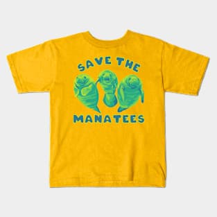 Save the Manatees Kids T-Shirt